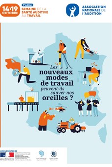 Affiche de la Semaine de la Santé Auditive au Travail 2024