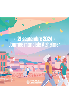 Affiche de la Journée mondiale Alzheimer 2024